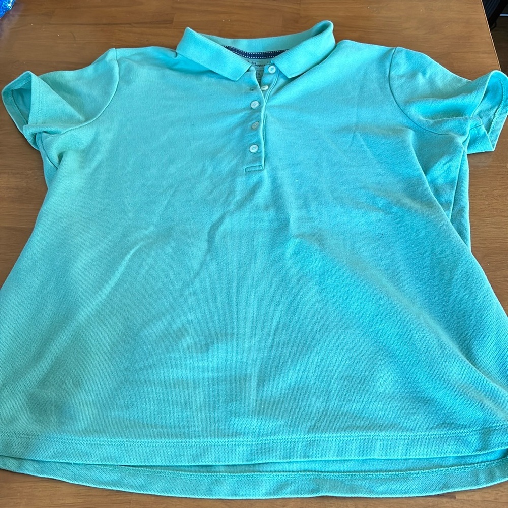 Women’s short sleeve LL Bean polo shirt